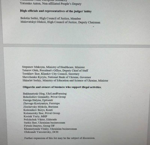 Колишній заступник голови СБУ Нескоромний оприлюдив список політиків, якими нібито може зацікавитися НАБУ