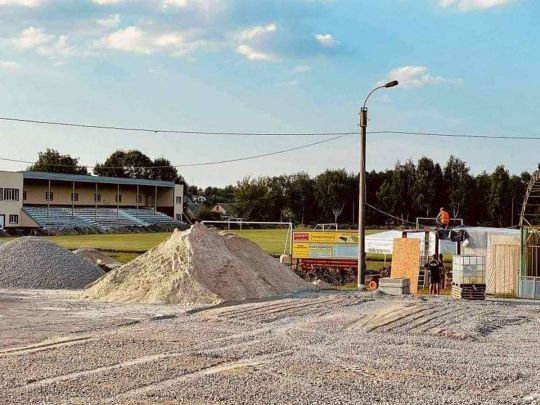 «Велике будівництво»: стадіон «Колос» на Черкащині в рамках реконструкції отримає сучасне покриття