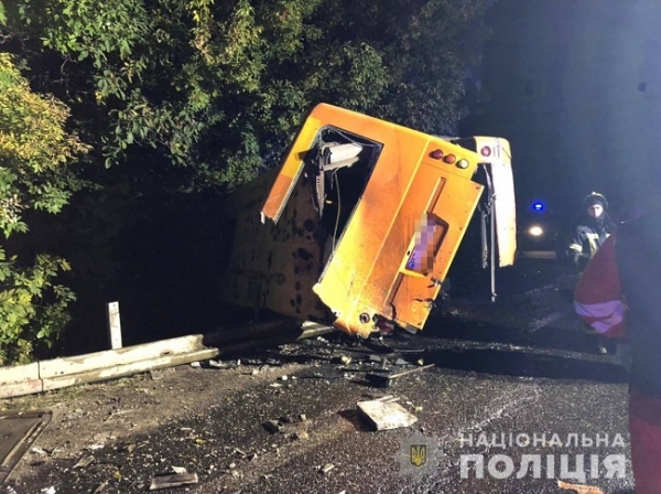 В полиции рассказали подробности смертельного ДТП с автобусом под Одессой
