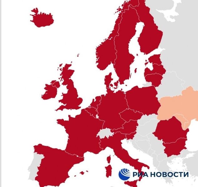 Європа та Канада закривають небо для літаків Росії: рахунок країн пішов на десятки