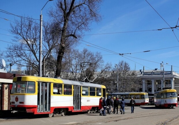 Как работает транспорт в Одессе 2 апреля