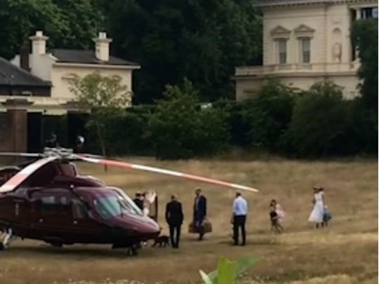 Кейт Міддлтон та принц Вільям терміново відвезли дітей на гелікоптері з Лондона