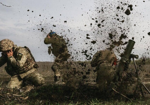 Карта боевых действий в Украине 22 апреля