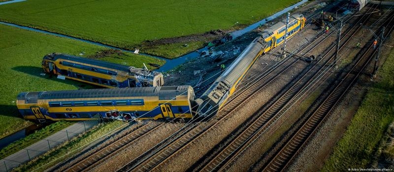 У Нідерландах сталася велика залізнична катастрофа: перші фото та відео