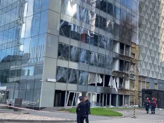 Безпілотники атакували урядовий комплекс у діловому центрі москви (фото, відео)