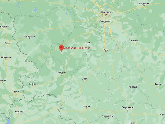 Росіяни залишилися без літака внаслідок атаки дрона на військовий аеродром у калузькій області