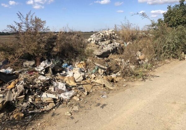 Возле одного из ЖК Одессы обнаружили незаконную свалку