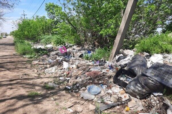 Возле одного из ЖК Одессы обнаружили незаконную свалку