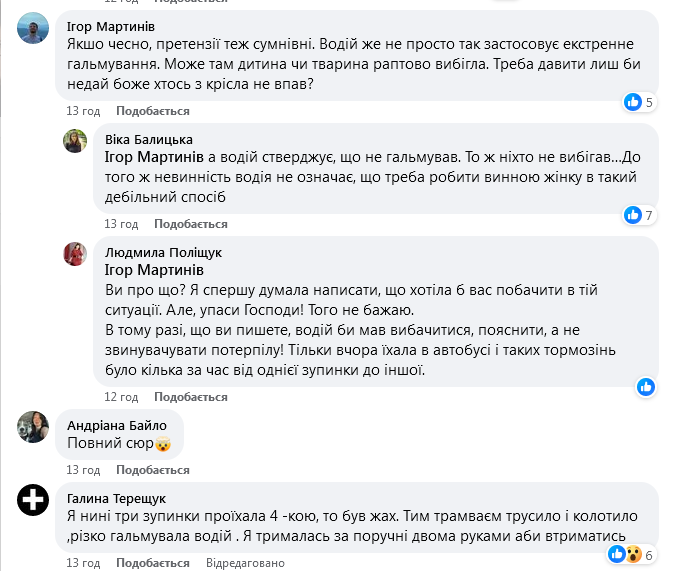 «Просто познущалися»: у Львові поліція склала протокол на пенсіонерку, яка зламала щелепу після падіння у тролейбусі