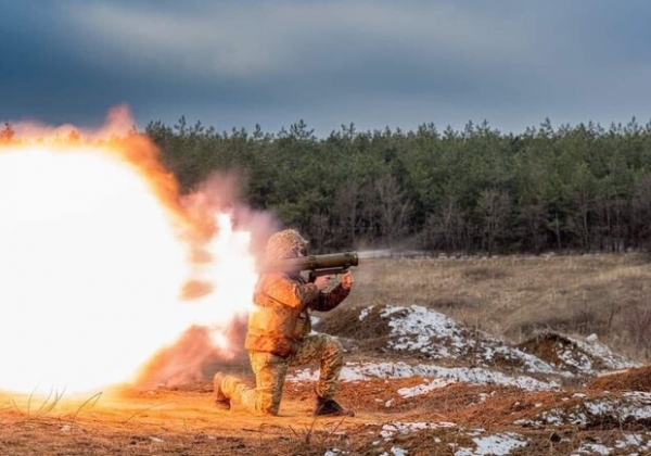Карта боевых действий в Украине 11 февраля