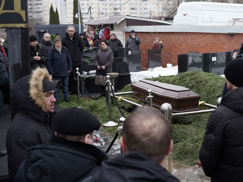 В москві поховали опозиційного політика Олексія Навального: що відомо
