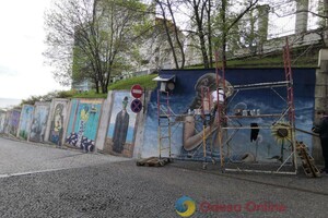 В Одессе рисуют новый мурал
