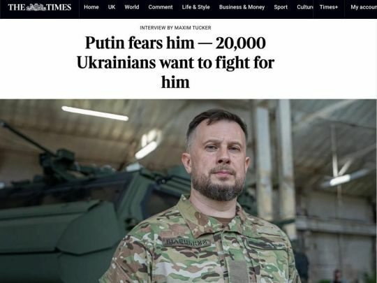Український досвід та велика армія можуть стати ключовим компонентом європейської безпеки, — Білецький в інтервʼю The Times