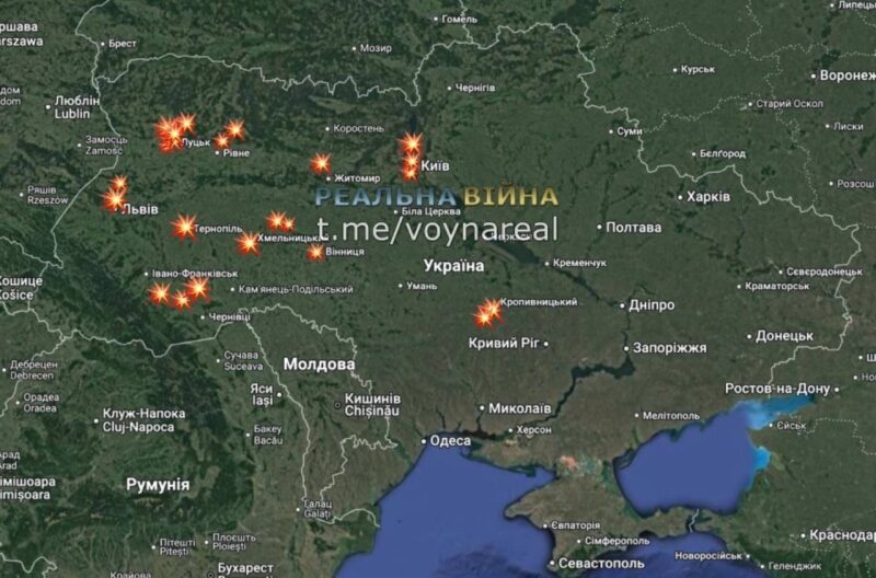 Росіяни масовано атакували Україну ракетами та дронами: де лунали вибухи (фото, відео)