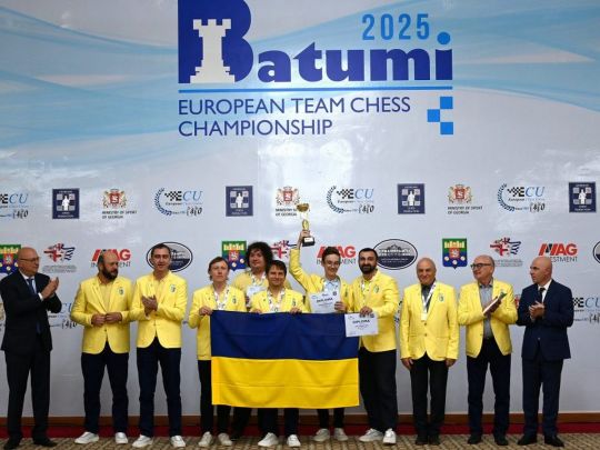Чоловіча збірна України вдруге в історії стала чемпіоном Європи з шахів (фото)