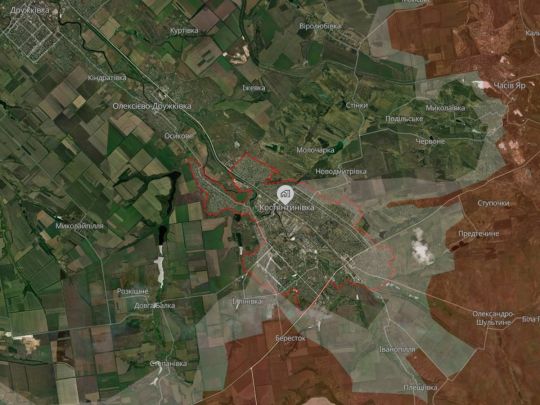 Битва за Костянтинівку: окупанти тиснуть КАБами і намагається взяти місто в напівоточення, — DeepState